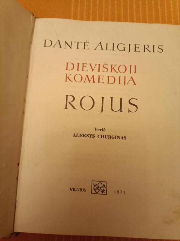 Dieviškoji komedija. Rojus - Aligjeris Dantė, knyga 3