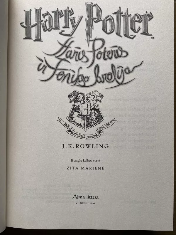 Haris Poteris ir fenikso brolija - Rowling J. K., knyga