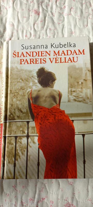 Šiandien madam pareis vėliau - Susanna Kubelka, knyga 3