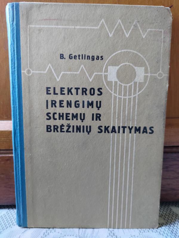 Elektros įrengimų schemų ir brėžinių skaitymas - B. Getlingas, knyga
