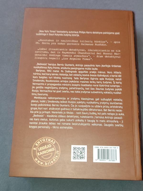 Bedvasis - Philip Kerr, knyga 2