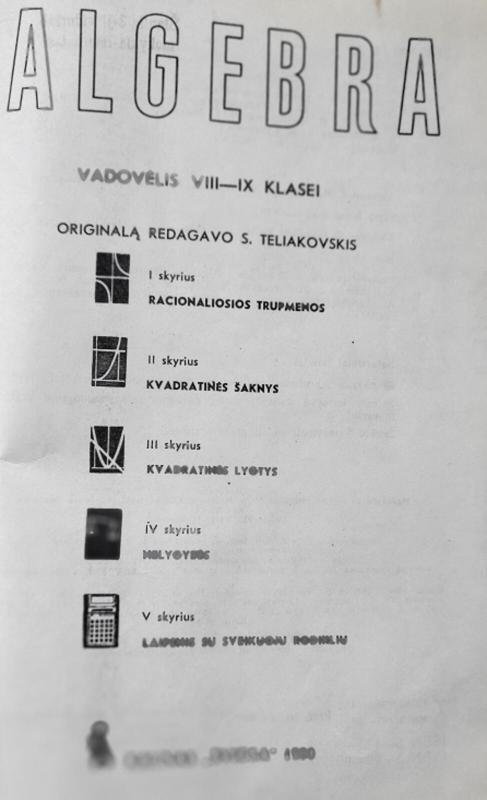 Algebra 8-9 klasei - Autorių Kolektyvas, knyga 3
