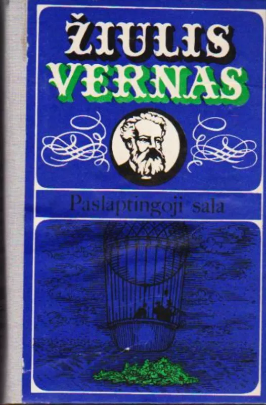 Paslaptingoji sala - Žiulis Vernas, knyga