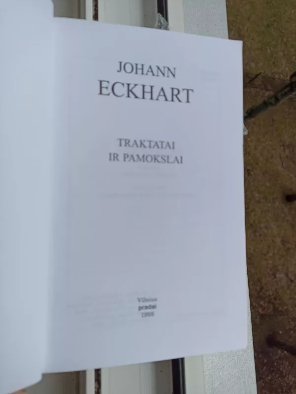 Traktatai ir pamokslai - Johann Eckhart, knyga 4