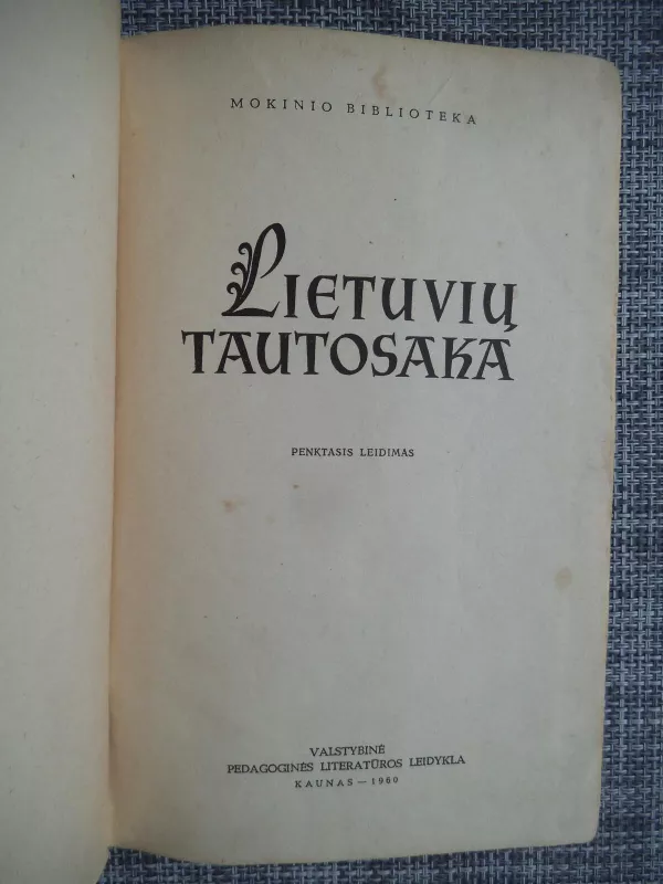 Lietuvių tautosaka - Autorių Kolektyvas, knyga 3