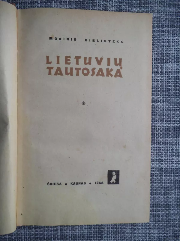 Lietuvių tautosaka 1968 - Autorių Kolektyvas, knyga 3
