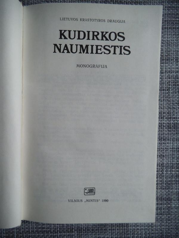 Kudirkos Naumiestis - Vincas Laurynaitis, knyga 3