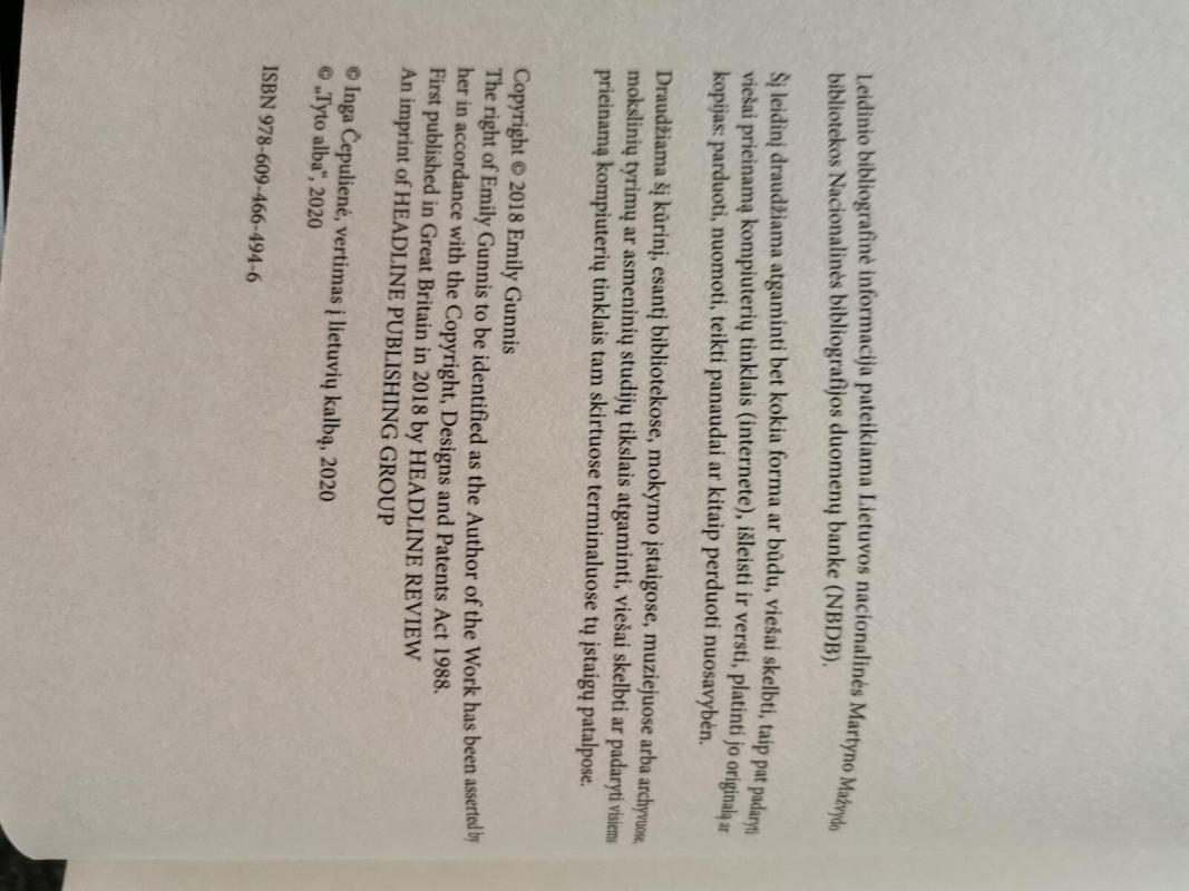 Mergina iš laiško - Emily Gunnis, knyga 2