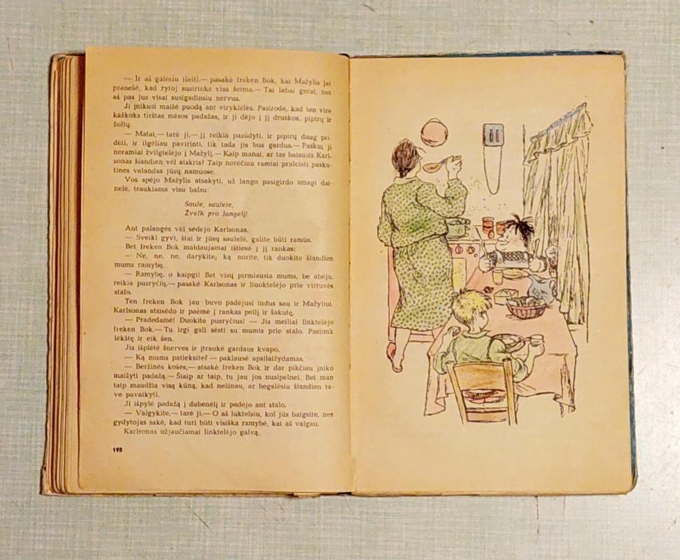 Mažylis ir Karlsonas, kuris gyvena ant stogo - Astrid Lindgren, knyga 5