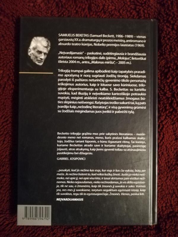 Neįvardijamasis - Samuel Beckett, knyga 2