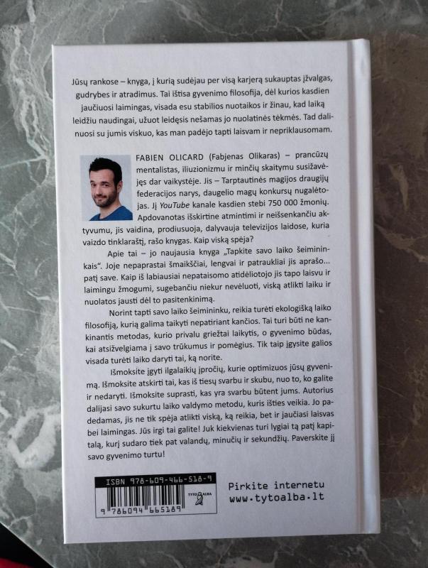 Tapkite savo laiko šeimininkais - Fabien Olicard, knyga 3