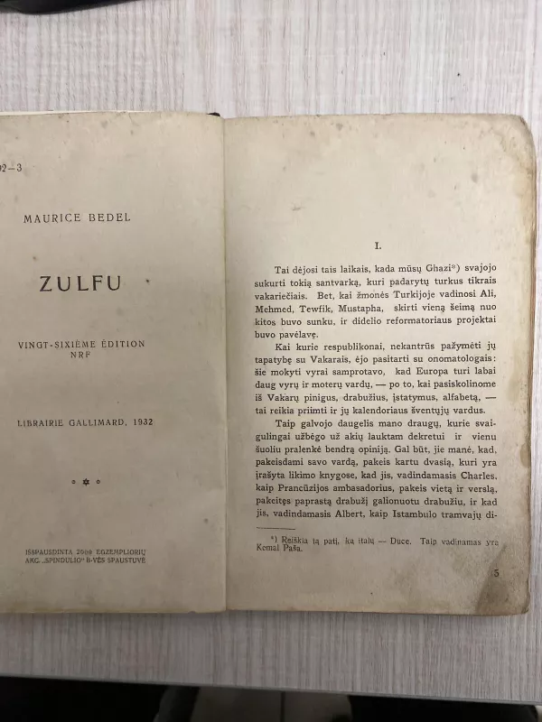 Zulfu - Maurice Bedel, knyga 4