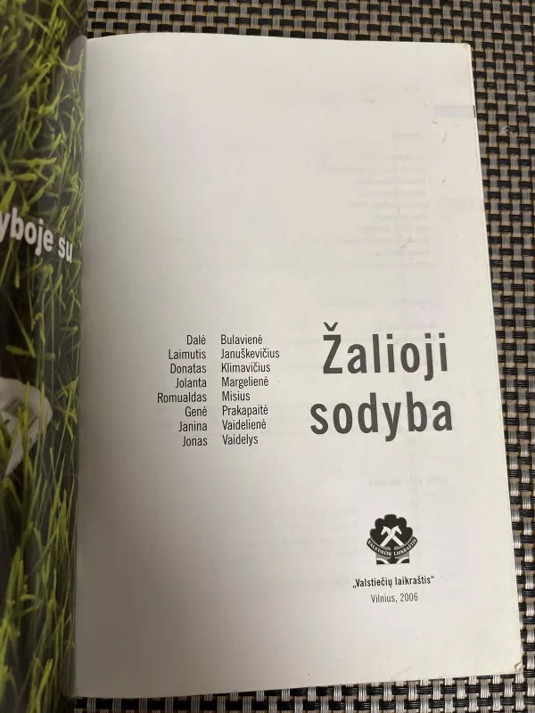 Žalioji sodyba - Janina Vaidelienė, Jonas  Vaidelys, knyga 2