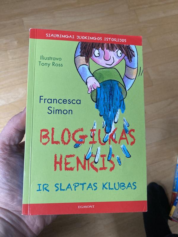 Blogiukas Henris ir slaptas klubas - Francesca Simon, knyga 5