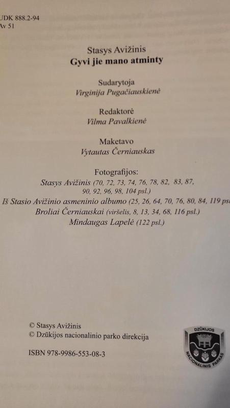 Gyvi jie mano atminty - Stasys Avižinis, knyga 2