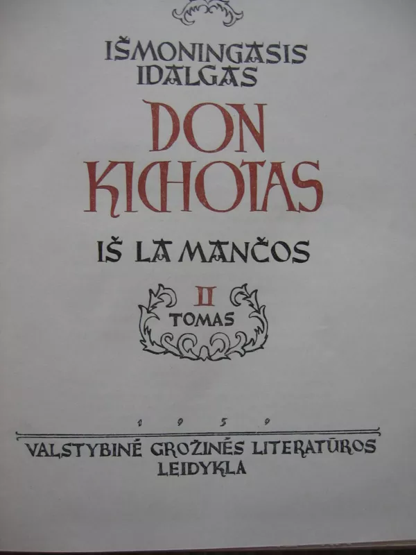 Išmoningasis Idalgas Don Kichotas iš La Mančios (2 tomai) - Migelis Servantesas, knyga 5