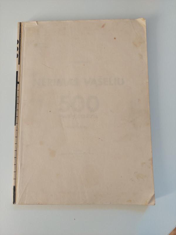 500 nėrimas vąšeliu - Z. Morkunaitė, knyga 4