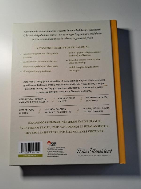 Keto meniu - Rita Šilenskienė, knyga 2