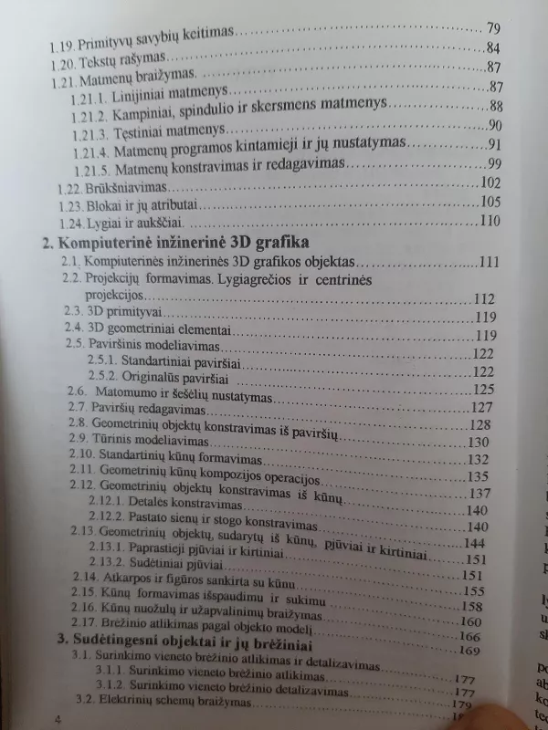 Kompiuterinė inžinerinė geomerija ir grafika (pirma dalis) - P. Audzijonis, knyga 3