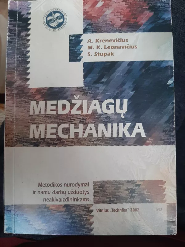 Medžiagų mechanika - A. Krenevičius, knyga 2