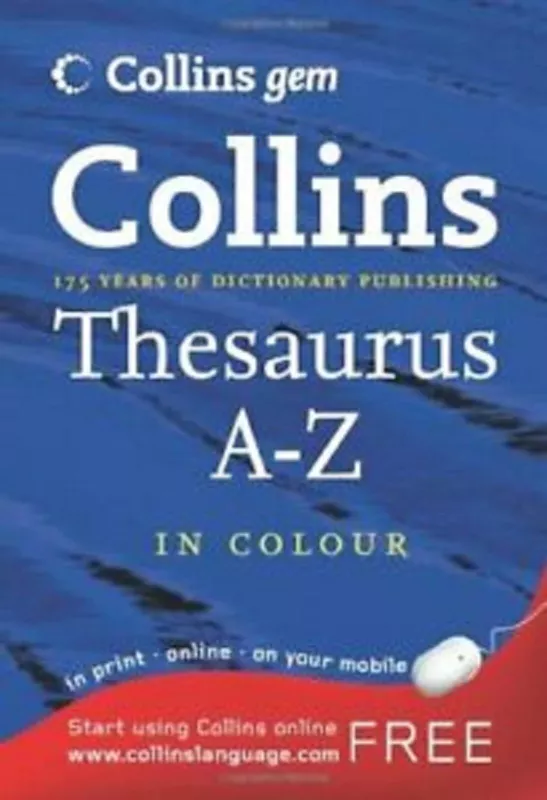 Collins Thesaurus A-Z (Collins gem) - Autorių Kolektyvas, knyga