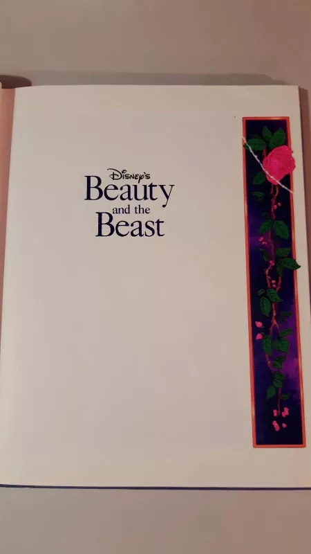 Beauty and the Beast - Walt Disney, knyga 4