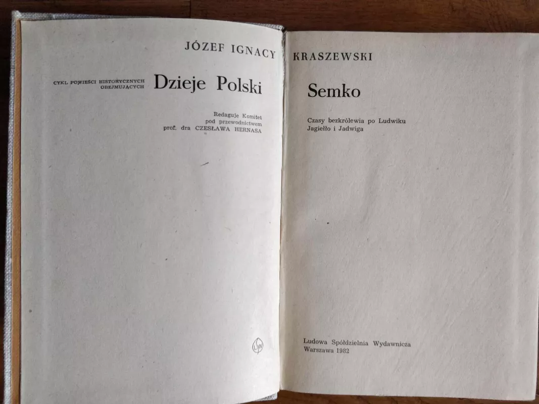 Semko - Jozef Ignacy Kraszewski, knyga 3