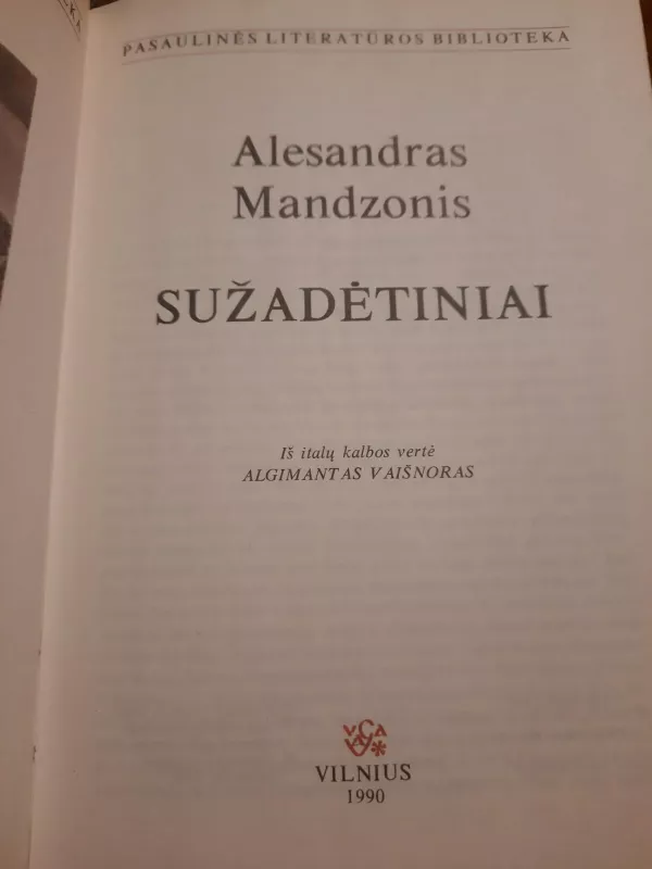 Sužadėtiniai - Alesandras Mandzonis, knyga 3