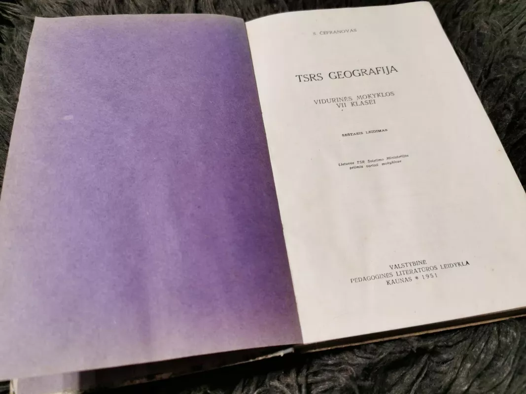 TSRS geografija - S. Čefranovas, knyga 3