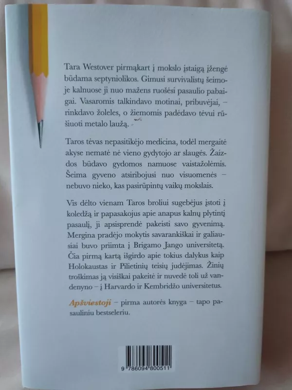 Apsviestoji - Tara Westover, knyga 2