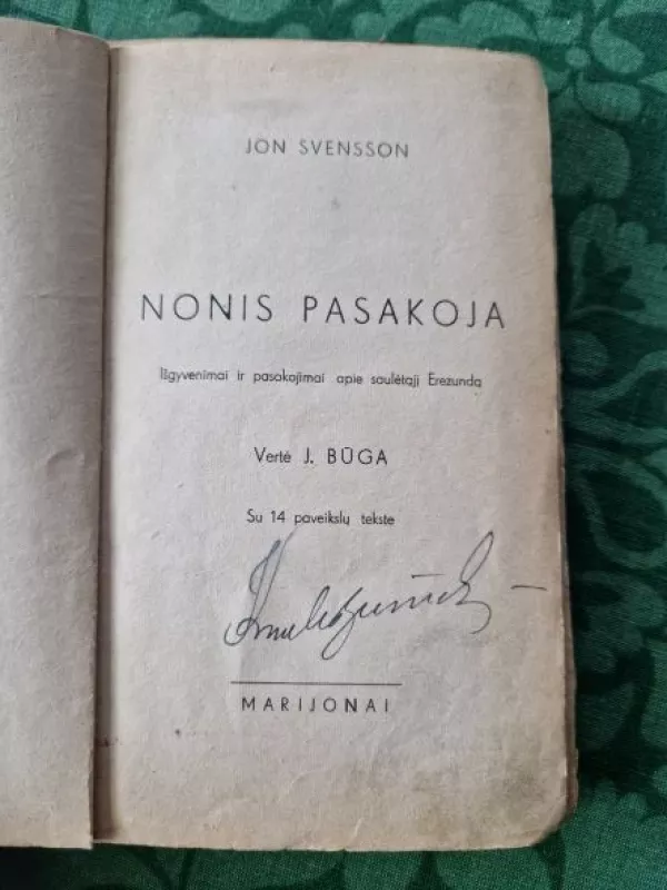 Svensson Nonis pasakoja,1938 m - Jon Svensson, knyga 5