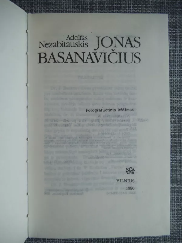 Jonas Basanavičius - Adolfas Nezabitauskis, knyga 3