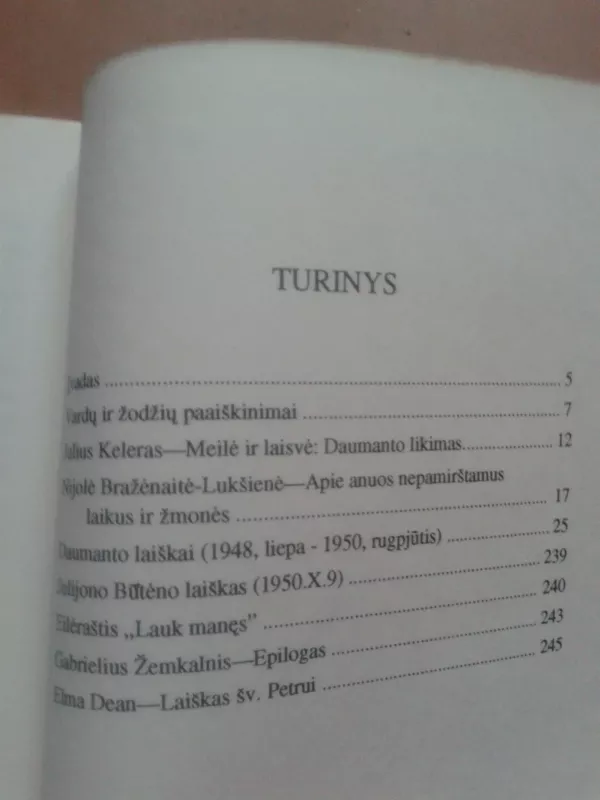 Laiškai mylimosioms - Juozas Daumantas, knyga 4