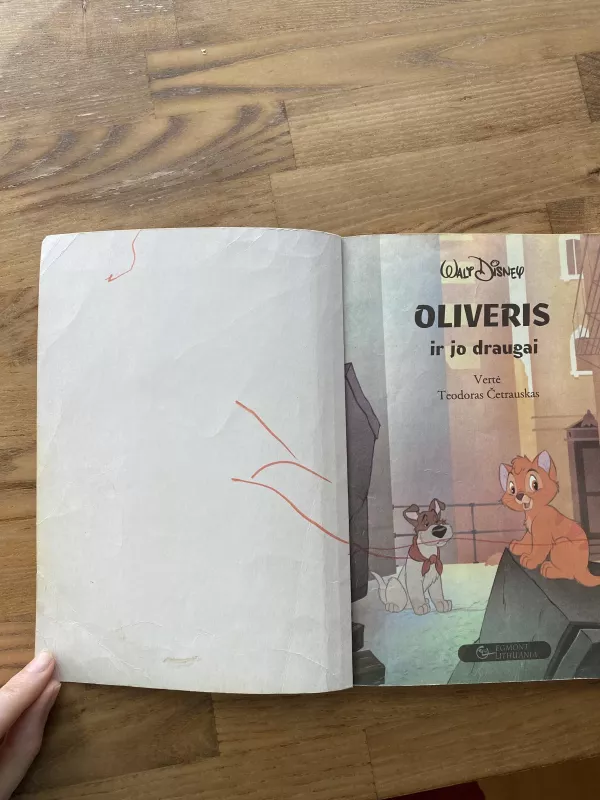 Oliveris ir jo draugai - Walt Disney, knyga 2