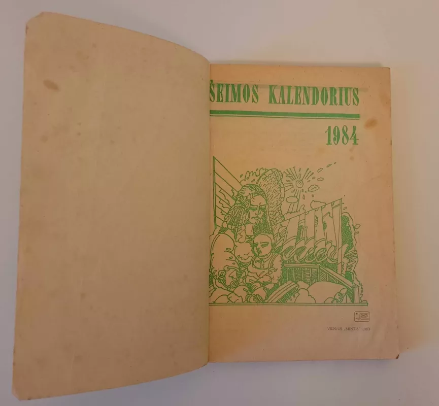 Šeimos kalendorius 1984 - Autorių Kolektyvas, knyga 4