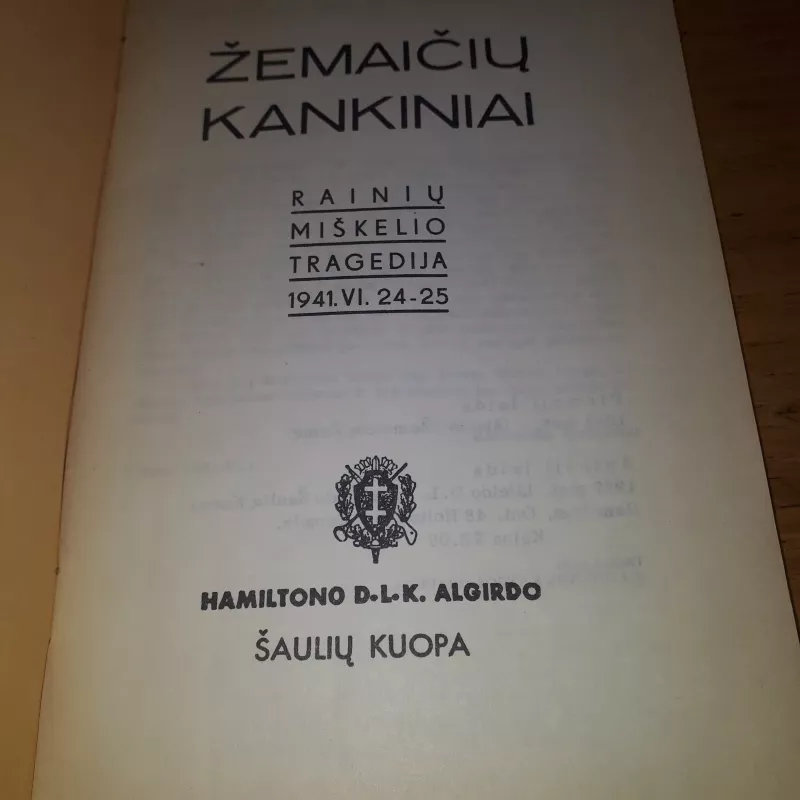 Žemaičių kankiniai - Autorių Kolektyvas, knyga 2