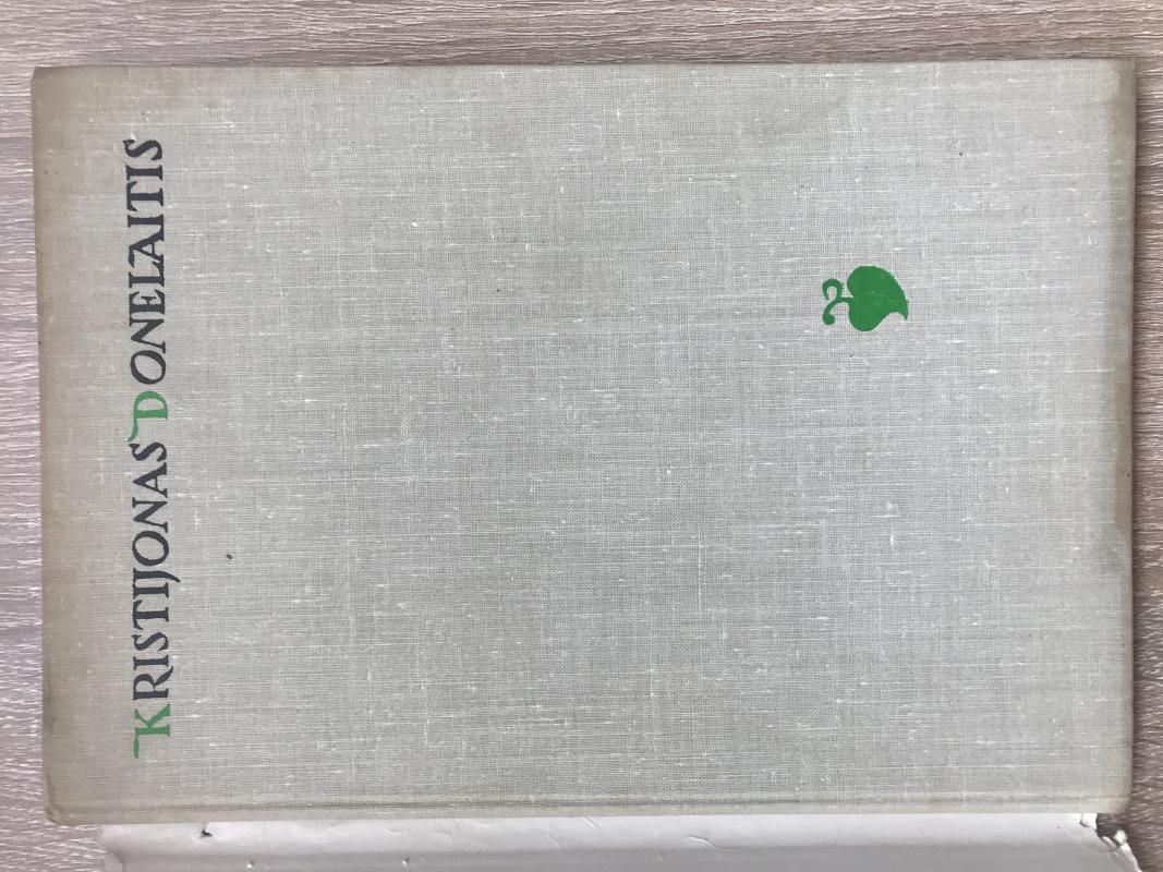 Jau saulelė vėl - Kristijonas Donelaitis, knyga 2