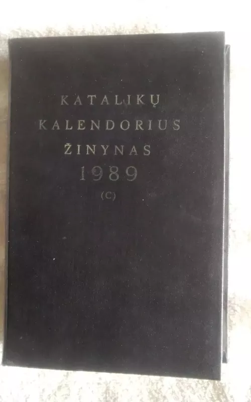 Katalikų kalendoriaus žinynas - Vaclovas Aliulis, knyga 2