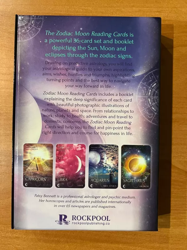 Zodiac Moon Reading Cards: Celestial guidance at your fingertips - Patsy Gallant, knyga 3