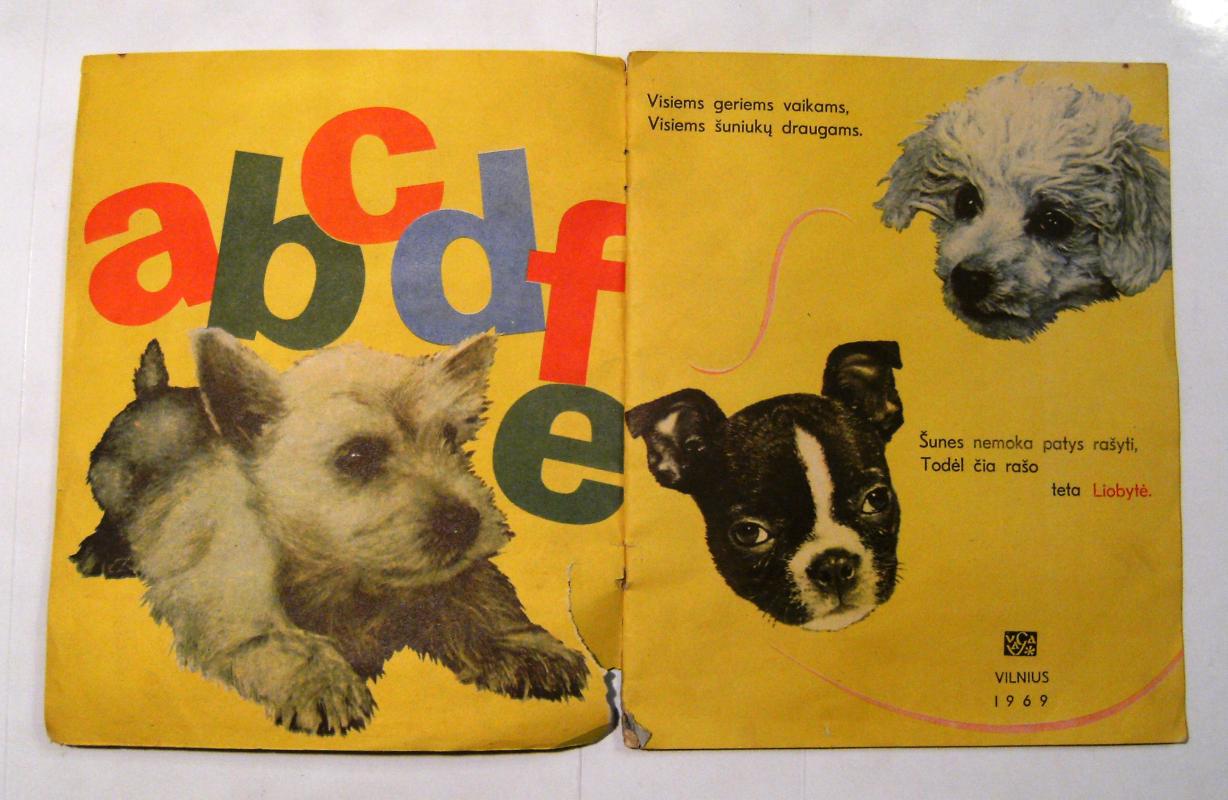 ABC. Šuniukų abėcėlė - Aldona Liobytė, knyga 3