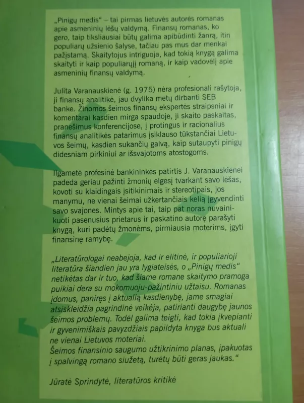Pinigų medis - Julita Varanauskienė, knyga 2