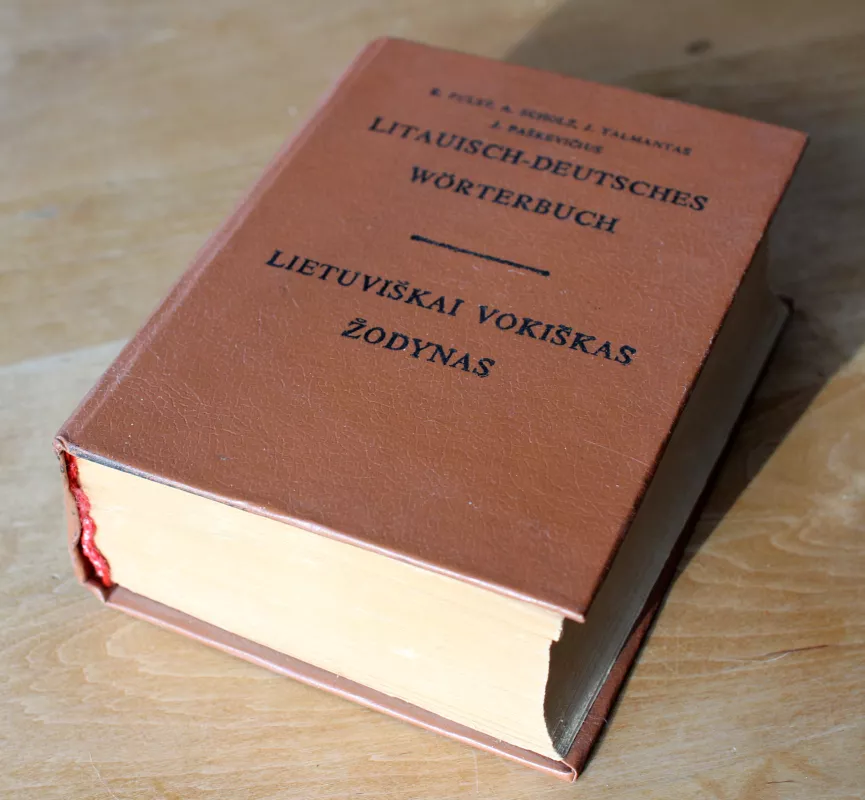 Lietuviškai vokiškas žodynas - K. Fulst, A.  Scholz, J.  Talmantas, J.  Paškevičius, knyga 3