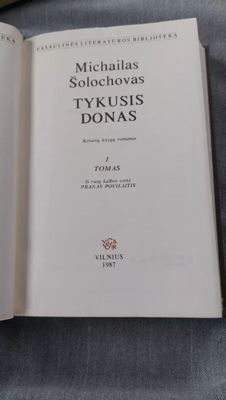 Tykusis Donas - Michailas Šolochovas, knyga 2
