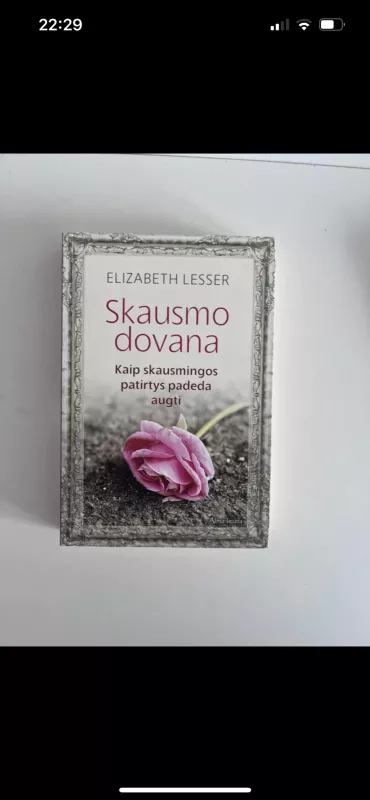 Skausmo dovana. Kaip skausmingos patirtys padeda augti - elizabeth lesser, knyga 2