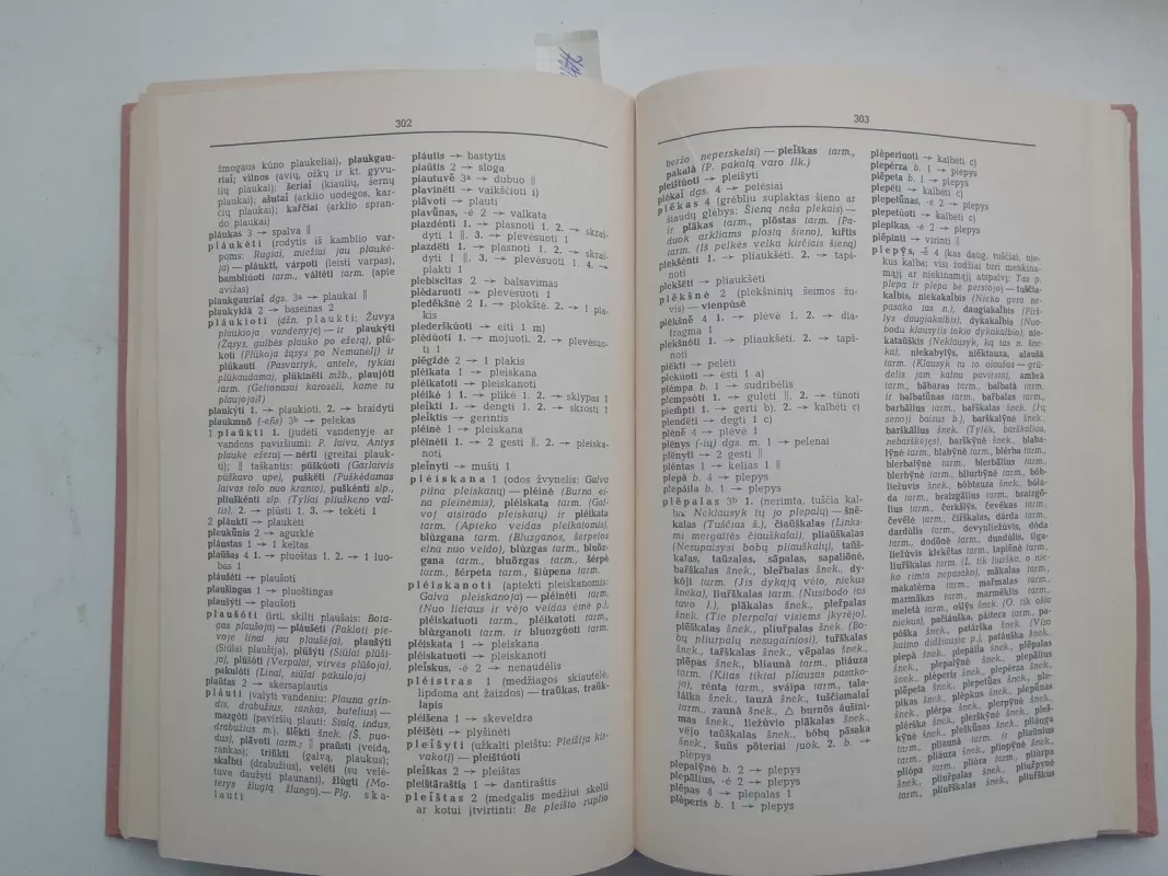 Sinonimų žodynas - Antanas Lyberis, knyga 3
