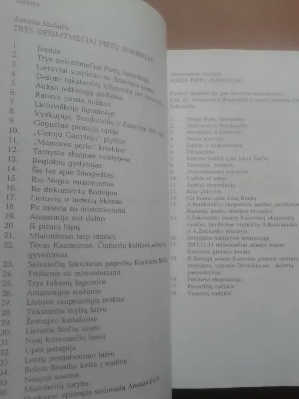Lietuvių misijos Amazonėje - A. Guobys, A.  Saulaitis, knyga 4