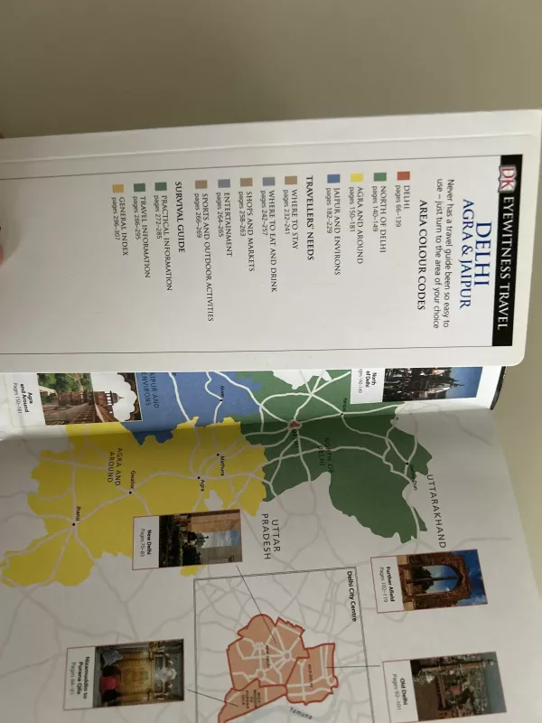 Delhi Agra & Jaipur DK - Anuradha Chaturvedi, Dharmendar  Kanwar, Ranjana  Sengupta, knyga 5