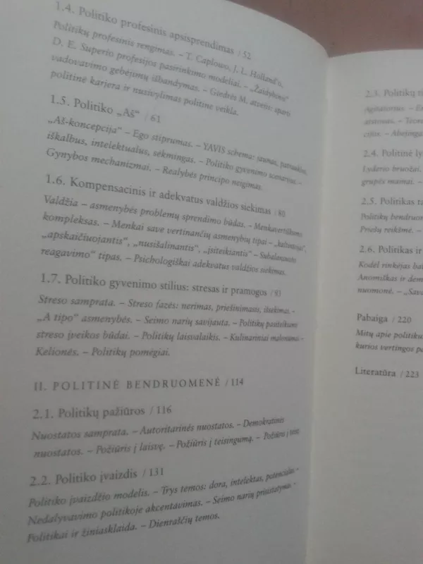Politikų psichologija - Gediminas Navaitis, knyga 5