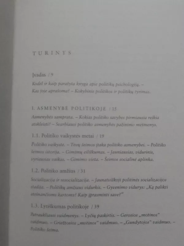 Politikų psichologija - Gediminas Navaitis, knyga 4