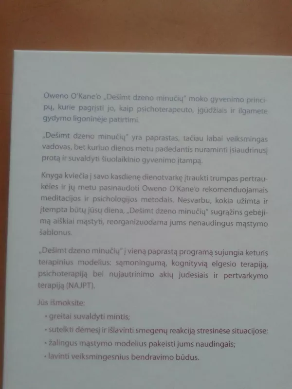 10 dzeno minučių - Owen O'Kane, knyga 4
